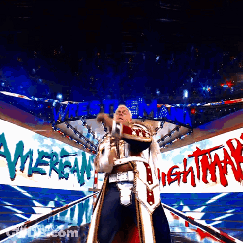 Cody Rhodes Wrestlemania Punch GIF
