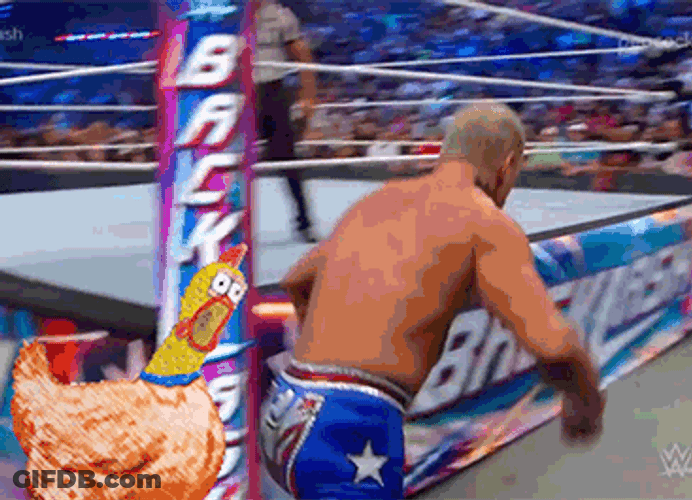 Cody Rhodes WWE Chicken Walk GIF