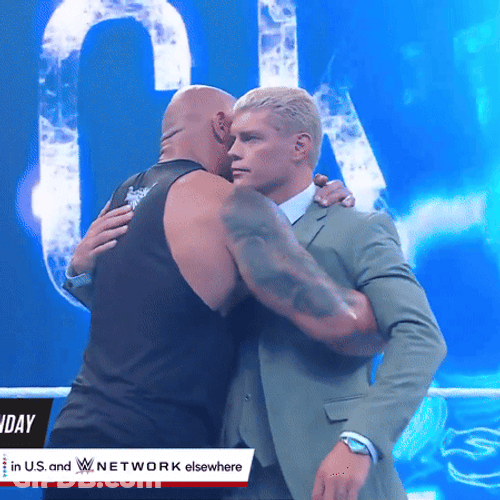Cody Rhodes WWE Fighter Hug GIF
