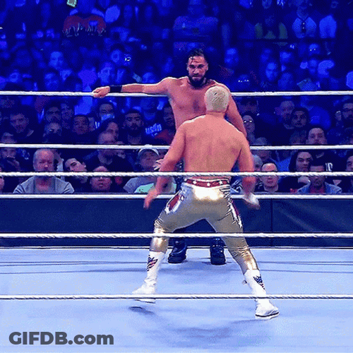 Cody Rhodes WWE Kick Fight GIF