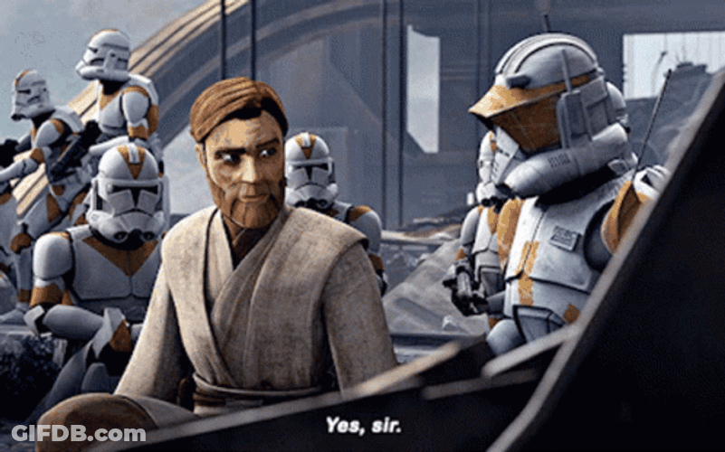 Codywan Mandobiwan Clone Wars GIF