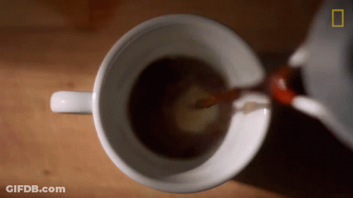 Coffee Being Poured Into Cup GIF