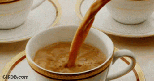 Coffee Being Poured Into Cup GIF