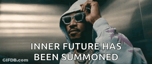 Coffee Cup And Flowers With Future Quote GIF