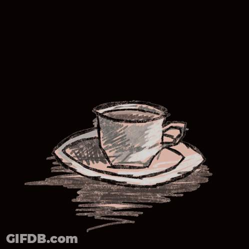 Coffee Cup On Saucer GIF