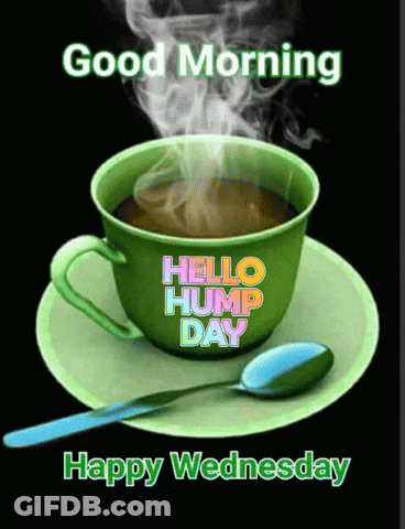 Coffee Cup Saying Good Morning GIF