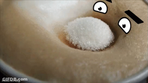 Coffee Cup With Face Saying Aoonchoy GIF