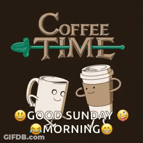 Coffee Cup With Good Morning Everyone GIF