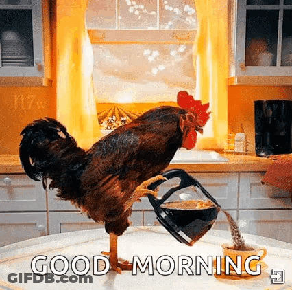 Coffee Cup With Number 4 GIF