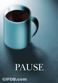 Coffee Cup With Pause GIF