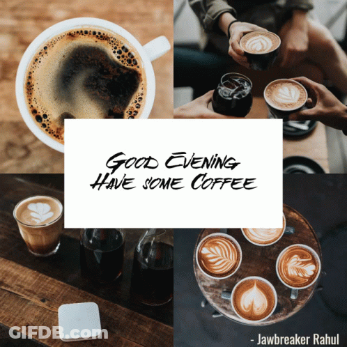 Coffee Cups Good Evening GIF