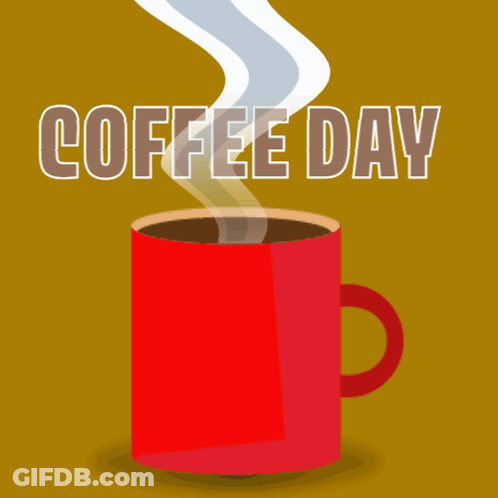 Coffee Day With Smoke GIF