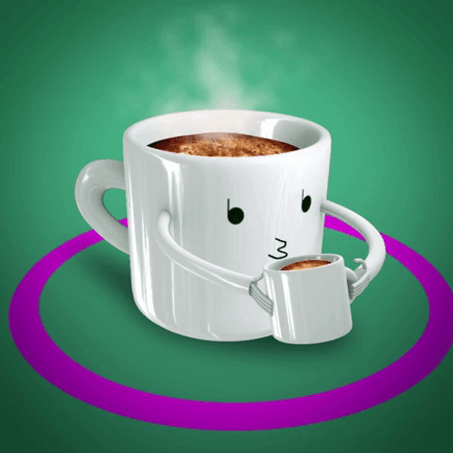 Coffee Drinking Coffee GIF