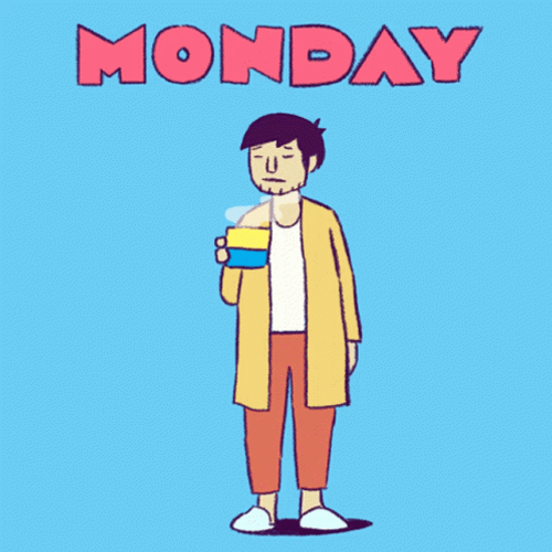 Coffee Guy Monday GIF
