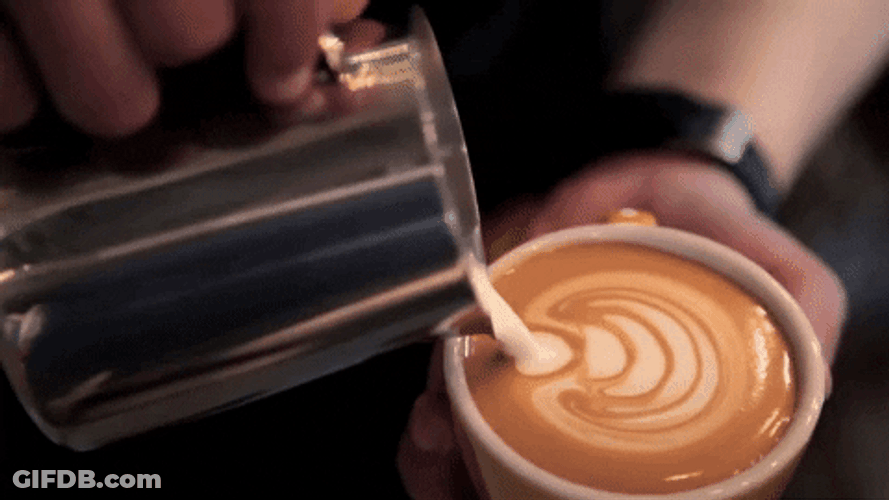 Coffee Latte Art GIF