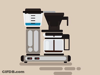 Coffee Maker With Measuring Cup GIF
