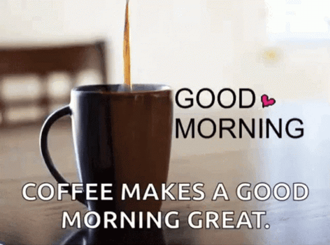 Coffee Makes A Good Morning Great GIF