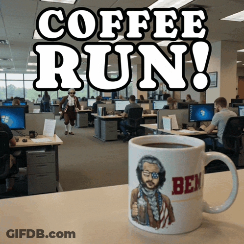 Coffee Mug With Ben GIF