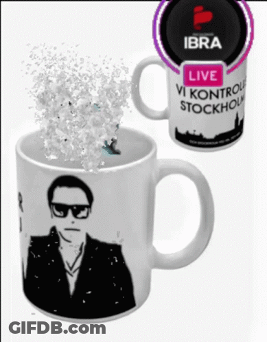 Coffee Mug With Man Vi Kontroll Stockholm GIF
