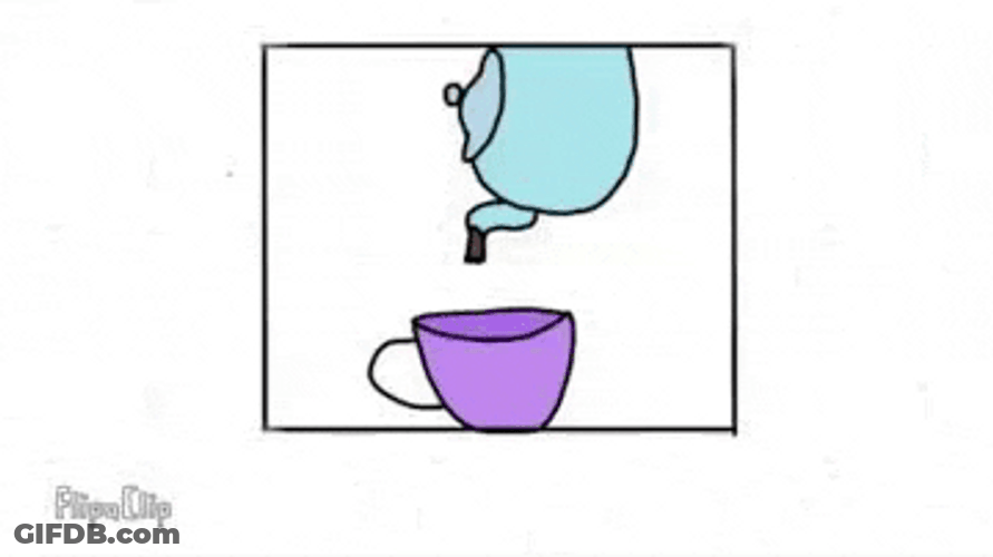 Coffee Overflow On A Mug GIF
