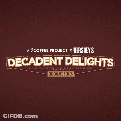 Coffee Project X Hershey's Decident Delights Chocolate Series GIF
