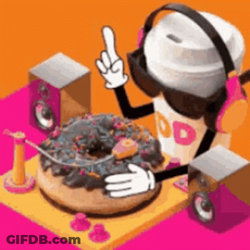 Coffee Time Dunkin Choco Tops GIF