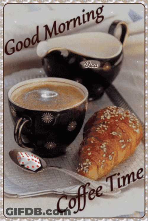 Coffee Time In Morning GIF