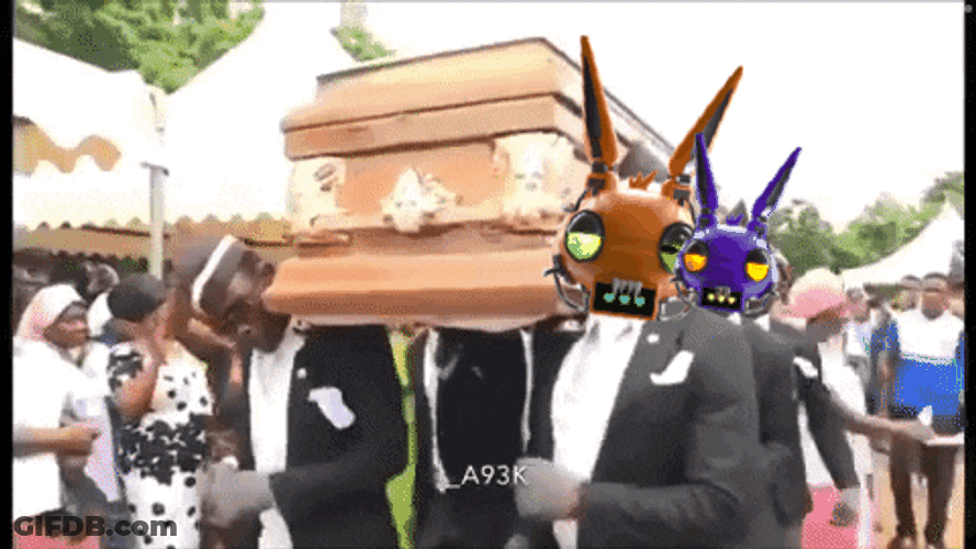Coffin Dance Dancers With Robotic Face GIF