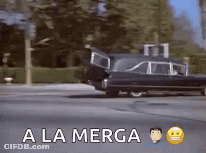 Coffin Falling From Hearst Prank GIF