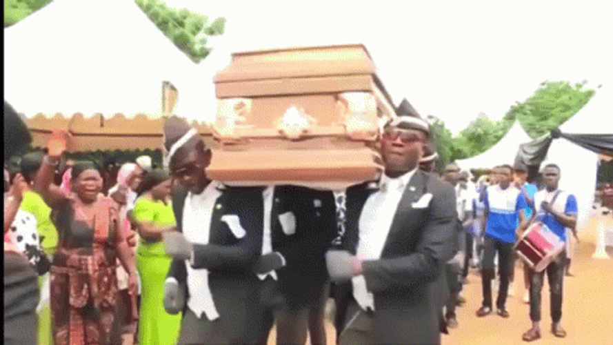 Coffin Ghana Dancing Pallbearers Meme GIF