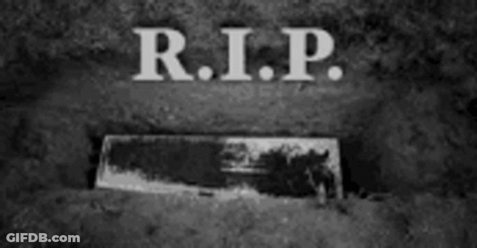 Coffin RIP Funeral Shovel Dirt GIF