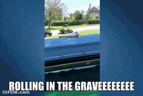 Coffin Rolling In The Grave GIF
