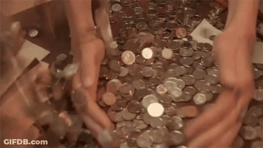 Coin Collecting GIF