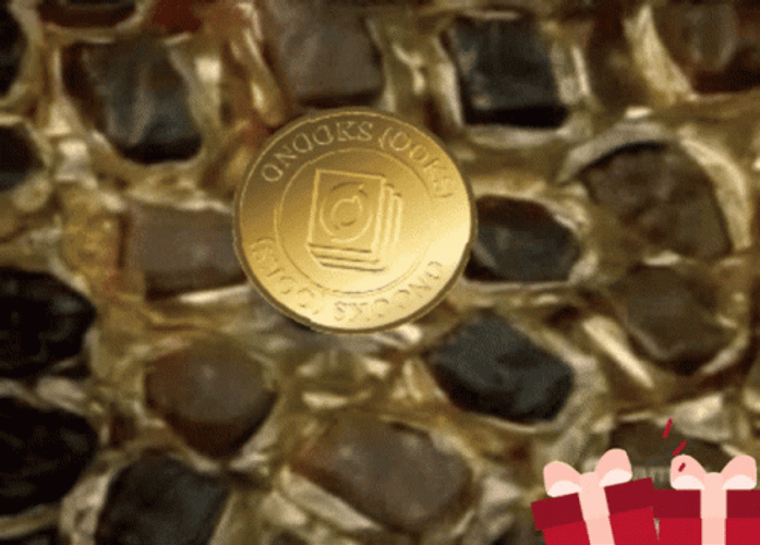 Coin Inside The Heart Box Gift GIF