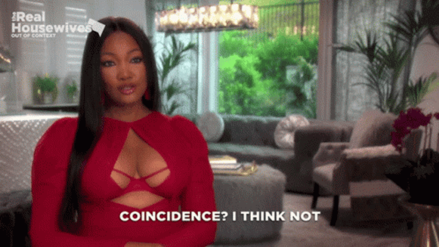 Coincidence I Think Not Real Housewives Lady GIF