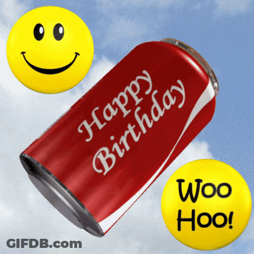 Coke Birthday Can GIF