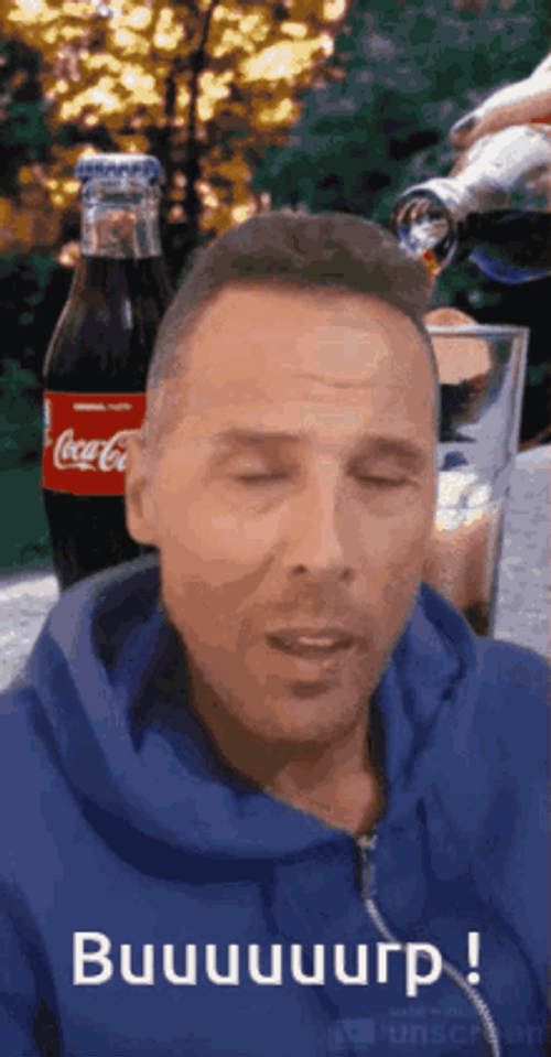 Coke Burp Reaction GIF