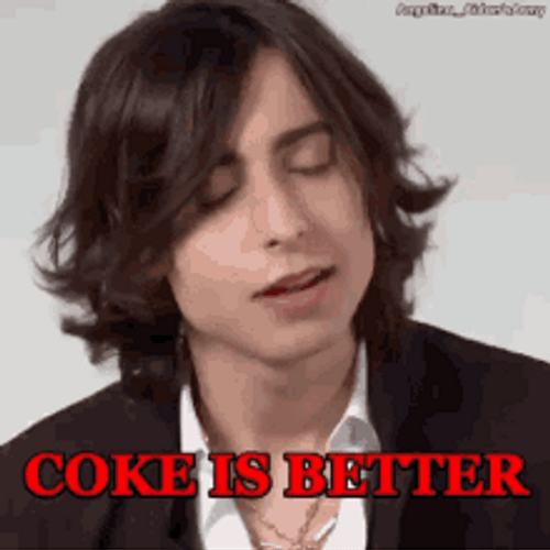 Coke Is Better Aidan Gallagher GIF