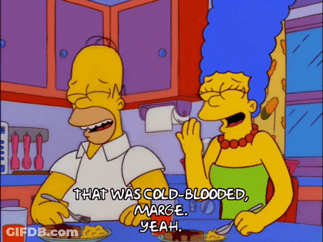 Cold Blooded Homer Simpson GIF