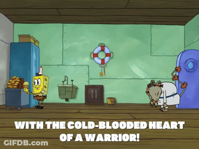 Cold Blooded Spongebob GIF