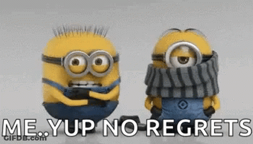 Cold Minions Otto And Stuart Sharing Scarf No Regrets GIF