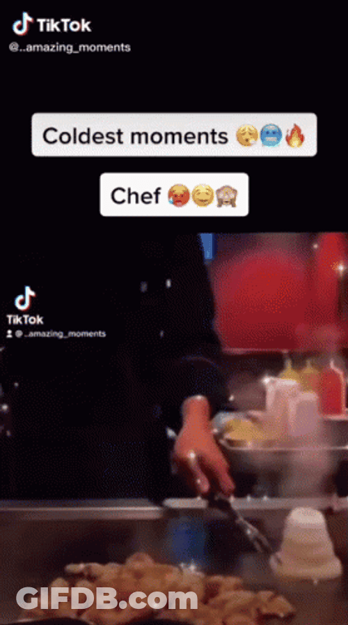 Coldest Moments Chef Tik Tok GIF