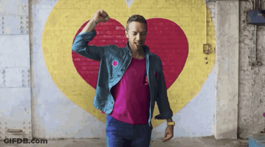 Coldplay Chris Martin Every Teardrop Is A Waterfall GIF