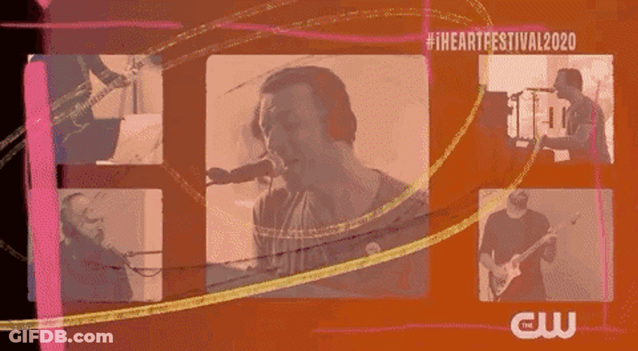 Coldplay Performing At IHeart Festival 2020 GIF