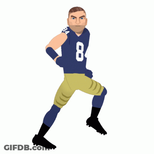 Cole Kmet Football Kickoff GIF