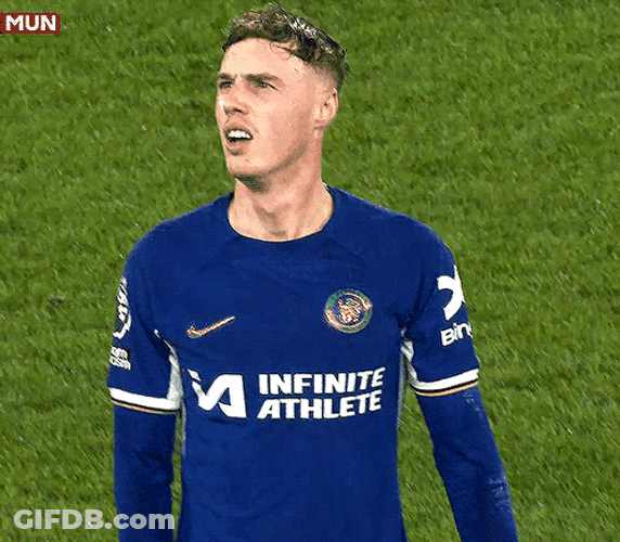 Cole Palmer Confuse Face GIF