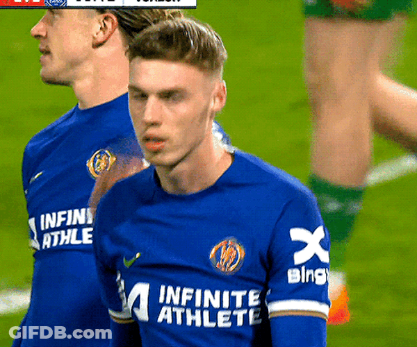 Cole Palmer Pointing Out GIF