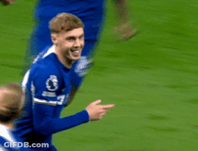 Cole Palmer Silence Hand Gesture GIF