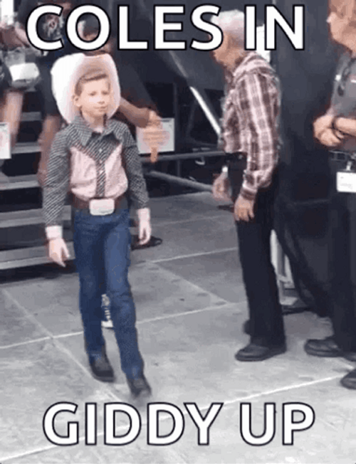 Coles In Giddy Up GIF