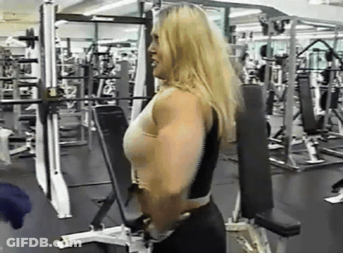 Colette Nelson Body Builder Gym GIF